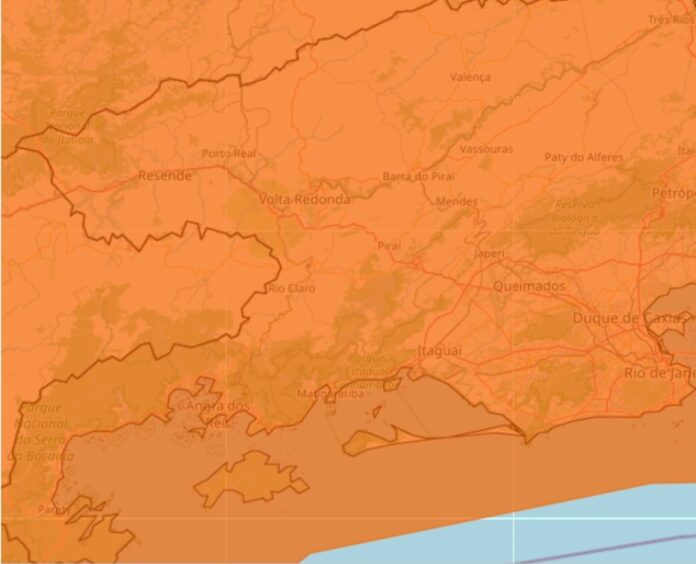 image-8-1- Alerta de tempestade do Inmet para cidades do Sul do Rio e Costa Verde